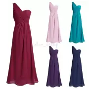 Women Long Bridesmaid Dress Evening Party Prom Formal Cocktail Chiffon Dress