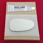 Mirror Glass Replacement + Silicone Adhesive For Solstice, Saturn Sky Passenger