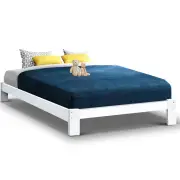 Bed Frame Double Size Wooden Bed Base JADE Timber Foundation Mattress