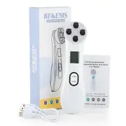 RF EMS Beauty Device Microcurrent Radio Frequency Color Light Treatment IPL Skin Rejuvenation Face Lift Anti-aging Facial Massager