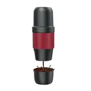 Portable Electric Coffee Machine Italian Espresso Cup Outdoor Powder & Capsule Compatible Hand-Pressed