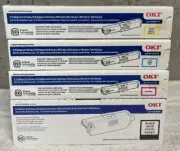 Genuine OKI C530dn C531dn MC561 MC562w Full High Yield Color Set w/ Black New