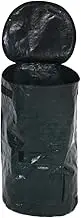 Baxnore Reusable Compost Bag, Large Capacity PE Garden Kitchen Waste Bin, Watertight Foldable Organic Compost Bin with Side Window (45 * 80)