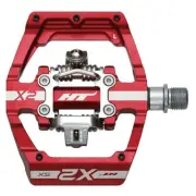 HT Components X2-SX Clipless Platform MTB Mountain Bike Pedals - Red
