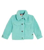 [Scotch & Soda Kids] Scotch & Soda Kids Faux-shearling jacket Y 6 blue