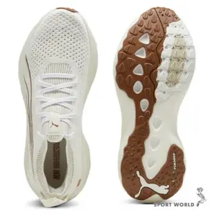 Puma 慢跑鞋 男鞋 緩衝 回彈 ForeverRun NITRO™ Knit 米白 37913909