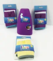 Razz Tear-Free Rinse Flexible Cup Baby Bath Tub Time Purple Cup w/ 9 Washcloths