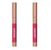 PACK OF 2 L'Oreal Paris Infallible Matte Lip Crayon - TOFFEE CHERI - #504