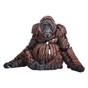 Edge Sculpture - Mother Orangutan - Stone Resin - Garden & Home Decor