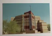 Velda Rose United Methodist Chruch Mesa Arizona Vintage Postcard UNP Chrome