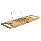 Butlers Bath Caddy Tray/Holder 70x22x4cm Bathroom Extendable Storage Bamboo