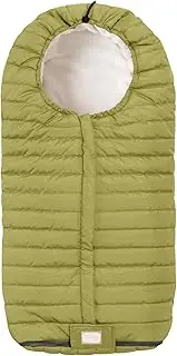 Nuvita 9658 Junior Slender Universal Footmuff for Pushchairs, Maximum Cold Protection from 6 to 36 Months (100 cm), Ultra Thin, Lightweight and Protective to -10°C, Green