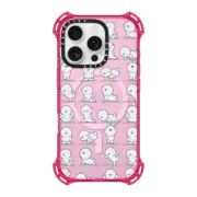 iPhone 16 Pro Bounce Case MagSafe Compatible Bichon Frise Yoga