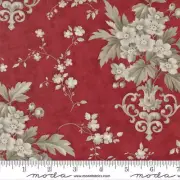 MODA FABRICS 'RIDGEWOOD" #14970 17 CHERRY BTY
