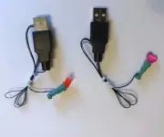 blinking fire torch & blinking pink heart shaped torch led for lego USB powered