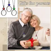 3 Pcs Magnifying Glass Necklace Pendant Vintage Reading Magnifier