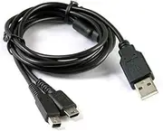 2 in 1 Cable for Nintendo DS NDS Lite NDSL DSI Data Sync USB Power Charger