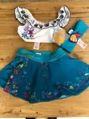Girls' Encanto Mirabel Madrigal 3pc Swim Set 7/8 Disney Store Authentic NWT