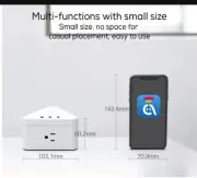 Wi-FI Smart Power Strip 3 USB & 3 Outlets, UL, works APP Alexa and Google Home