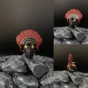 Delicate Painted 1/18 Man Head Sculpt For Joytoy Warhammer 40k Black Templars