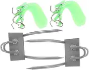 [AKOOSY] 4pcs Tree Climbing Spikes Cat Spikes Set Multipurpose Safety Lanyard Rope for Outdoor Activities