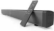 Sound Bar 31.4-inch 40 Watt Soundbar Instant Home Theater Streaming TV and Music Speaker (Remote Control,Wall Mountable,Wireless Bluetooth,AUX,Coaxial,Optical Modes) (31.4-inch 4 * 10 Watt)