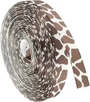 EXQUIMEUBLE Giraffe Print Grosgrain Ribbon for Wreaths and Decor Soft Polyester Crafting Ribbon for DIY Projects Party Decorations and Wrapping Wide Yards Long