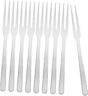 BELLIFFY 8-Piece Stainless Steel Fork Set for Appetizers Salad Fruits Silverware for Parties