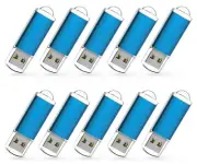 10 Pack 32GB USB Flash Drive USB 2.0 Memory Stick Bulk Thumb Drive Pen Drive ...