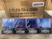 130 (13 pks) - 3x4 BCW 4.25 mm 168 pt. Top Loaders - Sport/Trading/Gaming Card