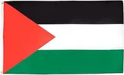 Palestine Flag 3' x 5' - Palestinian Flags 90 x 150 cm - Banner 3x5 ft - AZ FLAG