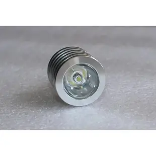鋁合金1-3w USB LED燈頭 射燈移動電源強光手電筒白光藍光釣魚燈