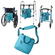 Rollatote Go-Getter Lightweight Nylon, Easy Hook On & Off Messenger Bag for W...