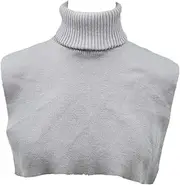 [Retzjorv] Knitted Mock Turtleneck Fake Collar Winter Unisex Half Blouse Pullover Dickey False Collar Faux Collar
