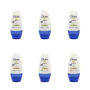6PK Dove 50ml Antiperspirant Underarm Deodorant Roll On 48hr Protection Original