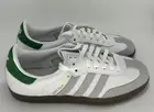 New Adidas Samba OG KITH Sz 7 Us White/Green Men’s Sneakers 2024 Style FX5398
