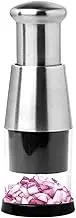 Manual Food Dicer, Slap Food Garlic Chopper, Safe Slap Onion Chopper, Quick Food Hand Dicer Chopper, Vegetable Chopper Cutter Mincer for Veggies Onions Garlic Nuts Salads