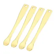 4 Pcs Makeup Spatula Mini Spoon for Facial Cosmetic 2.36"x0.28"