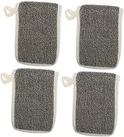 HONMEET Quick Lather Soap Pouches 4 Pack Bar Soap Holders Rope for Shower Bath