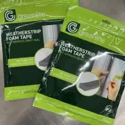 Weatherstrip Foam Tape Greenlite 2-pack