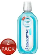 2 x Sensodyne Cool Liq M/Wsh 500Ml
