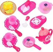 Kisangel 1 Set Set Imitation Tea Set for Creative Play House Simulation Afternoon Tea Set Style Present for Birthdays Special Occasions