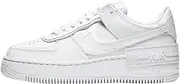 [Nike] Women's Air Force 1 Shadow Shoe (White/White/White, Size 7)