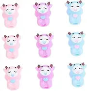 OFFSCH Decorative Silicone Animal Pen Set Pencil Caps Covers Extendable Tips for