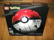 Mega Construx Pokemon Jumbo Poke' Ball Construction Set............Brand New