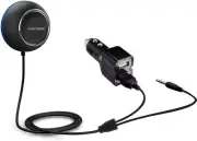 Coocheer Bluetooth 4.0 Wireless Music Receiver Hands free Car Kit with 3.5 mm