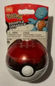 Pokemon Mega Construx Squirtle Building Set Poke Ball - New