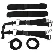 Diving Harness System Adjustable Wear Resistance Baseboard D Ring Belt ZK