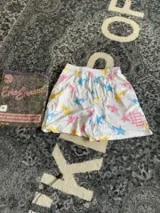 Eric Emanuel x BAPE EE Basic Short White/Yellow/Blue/Pink Size M