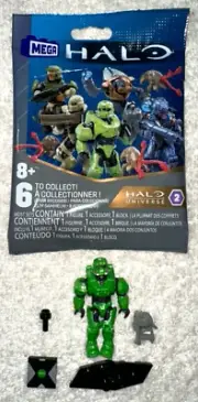 HALO MEGA CONSTRUX 2 GREEN SPARTAN MINI FIGURE **NEW OPENED**